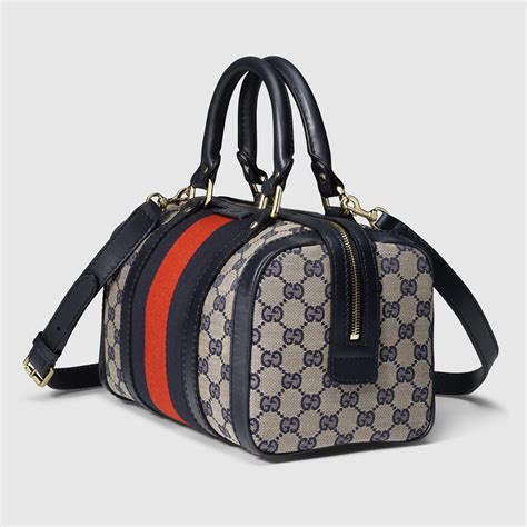 gucci vintage web boston